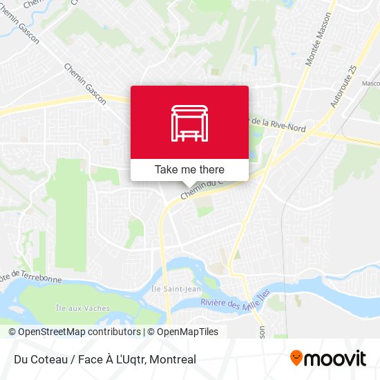 Du Coteau / Face À L'Uqtr map