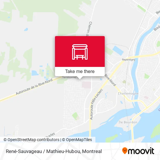René-Sauvageau / Mathieu-Hubou map