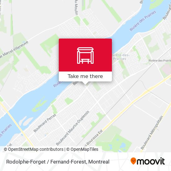 Rodolphe-Forget / Fernand-Forest map
