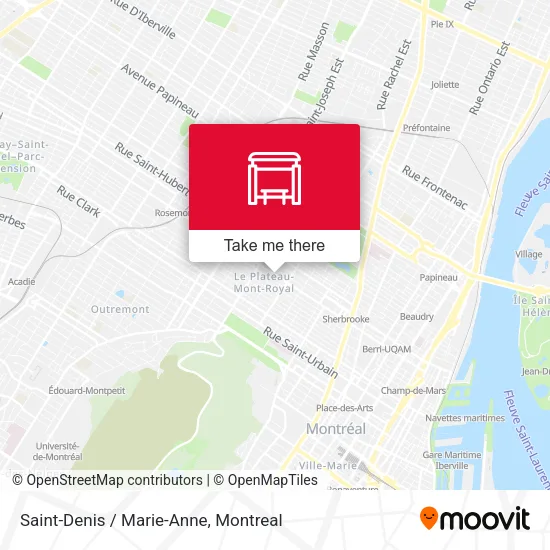 Saint-Denis / Marie-Anne map