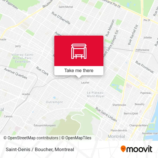 Saint-Denis / Boucher map