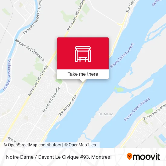 Notre-Dame / Devant Le Civique #93 map