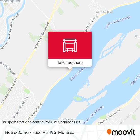 Notre-Dame / Face Au 495 map