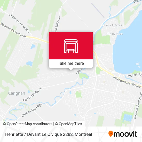 Henriette / Devant Le Civique 2282 map