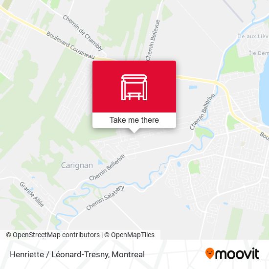 Henriette / Léonard-Tresny map
