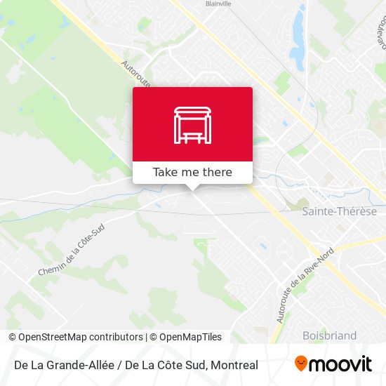 De La Grande-Allée / De La Côte Sud map