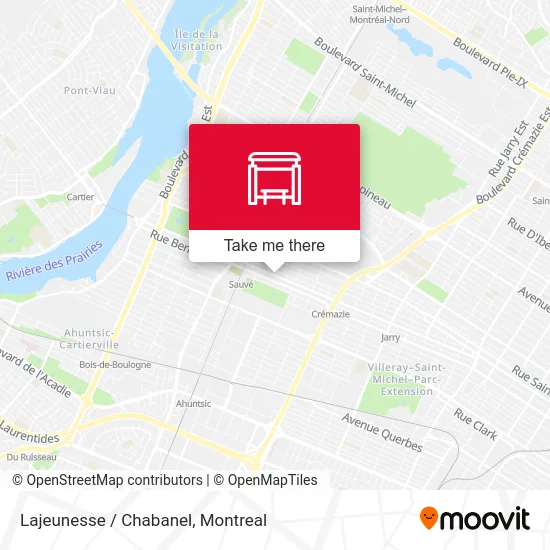 Lajeunesse / Chabanel map