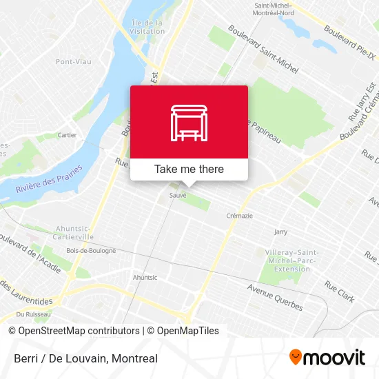 Berri / De Louvain map