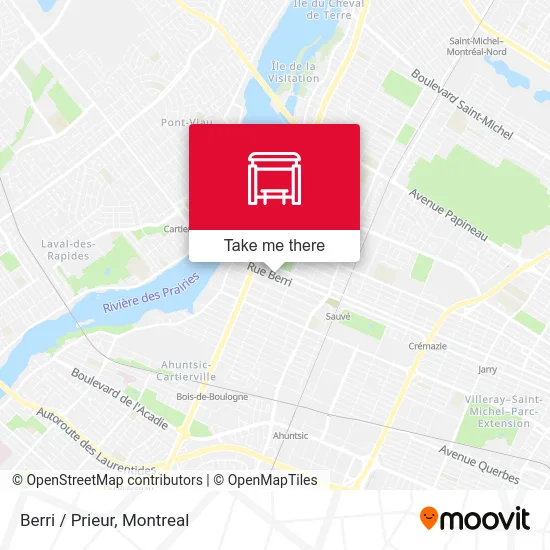 Berri / Prieur map