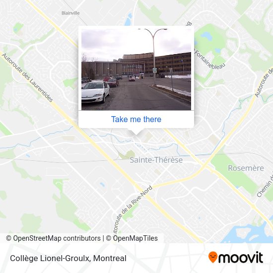 Collège Lionel-Groulx map