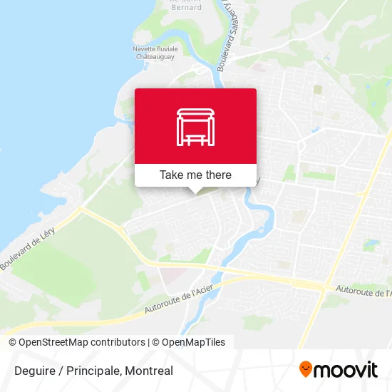 Deguire / Principale map