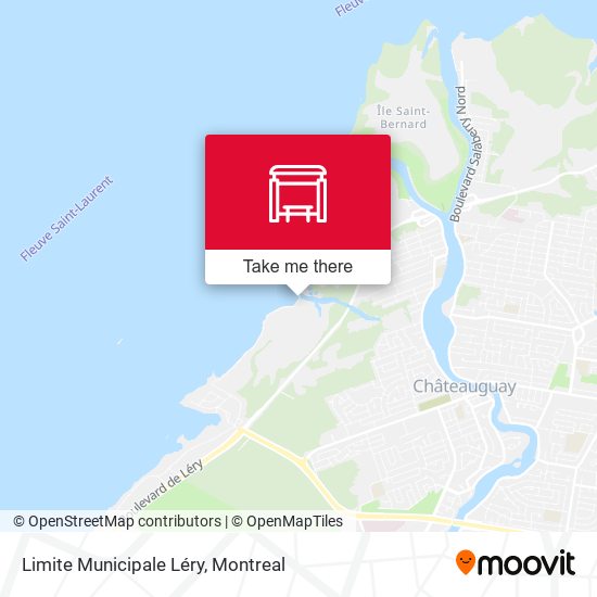 Limite Municipale Léry map