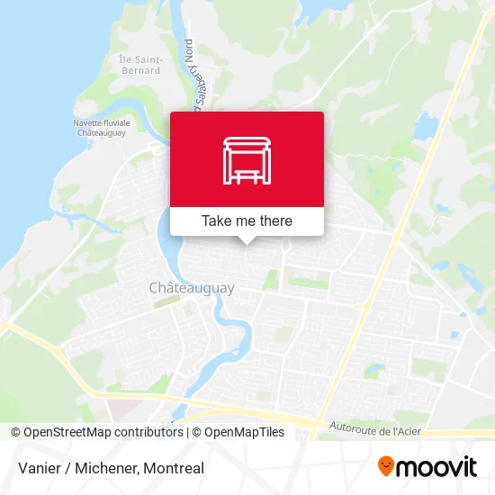 Vanier / Michener map