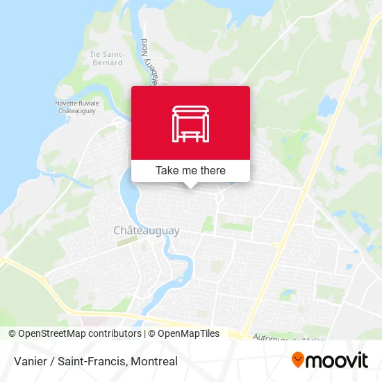 Vanier / Saint-Francis map