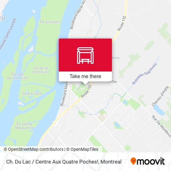 Ch. Du Lac / Centre Aux Quatre Poches! map