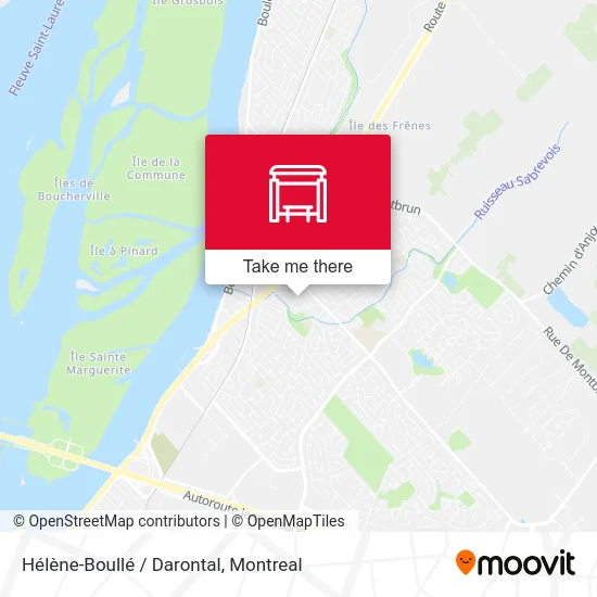 Hélène-Boullé / Darontal map