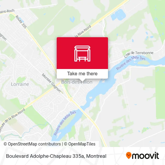 Boulevard Adolphe-Chapleau 335a map
