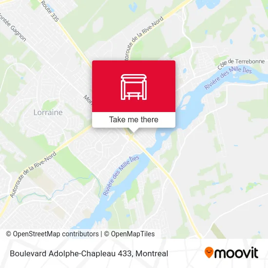 Boulevard Adolphe-Chapleau 433 map