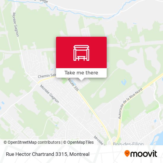 Rue Hector Chartrand 3315 map