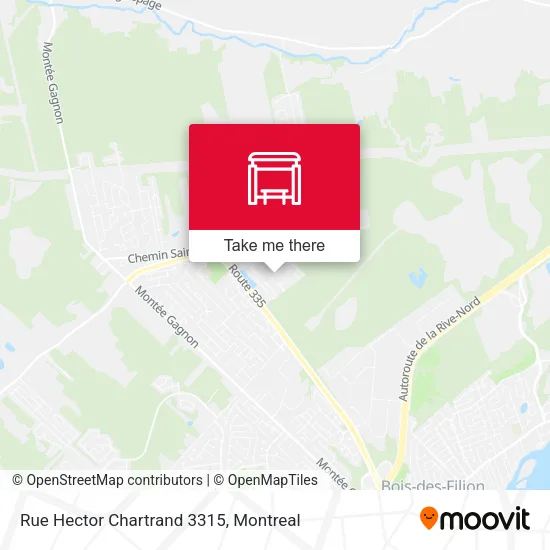 Rue Hector Chartrand 3315 map