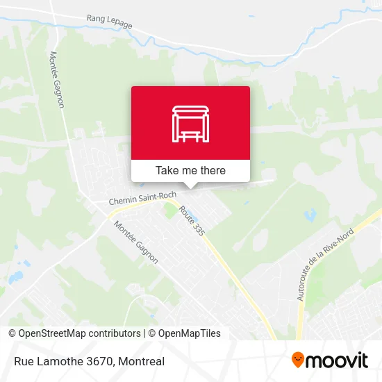 Rue Lamothe 3670 map