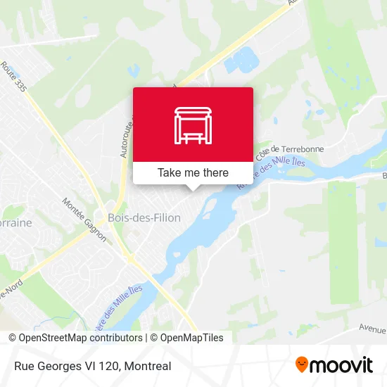 Rue Georges VI 120 map