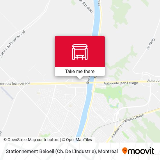 Stationnement Beloeil (Ch. De L'Industrie) map