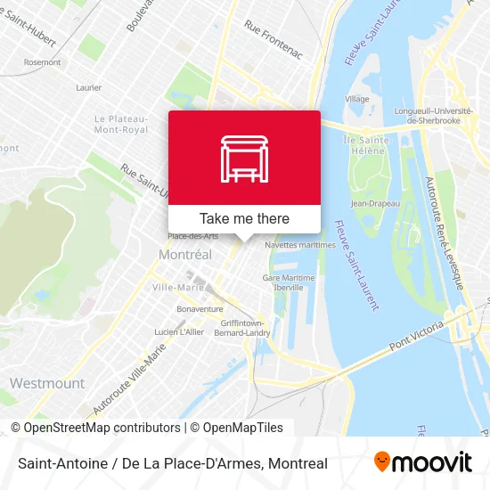 Saint-Antoine / De La Place-D'Armes map