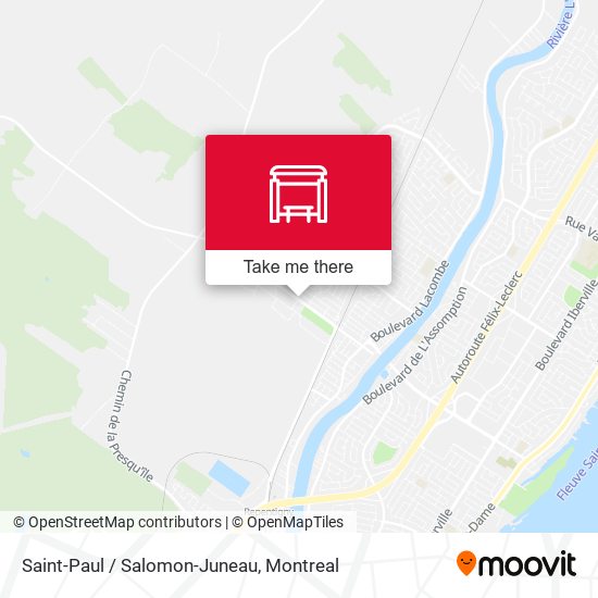 Saint-Paul / Salomon-Juneau map