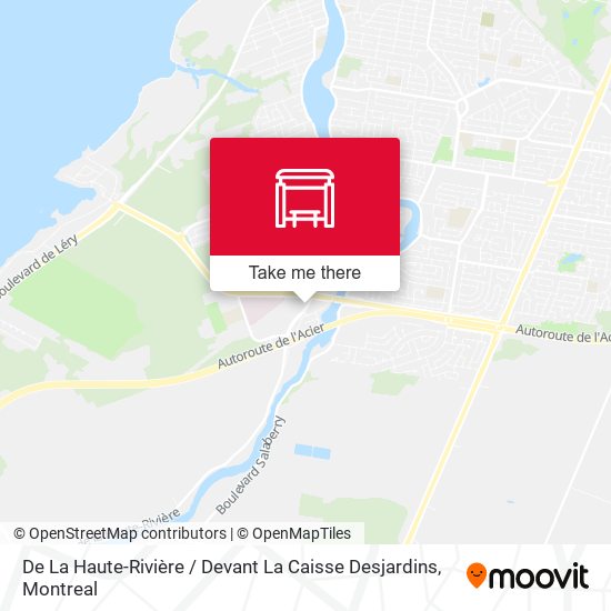 De La Haute-Rivière / Devant La Caisse Desjardins map