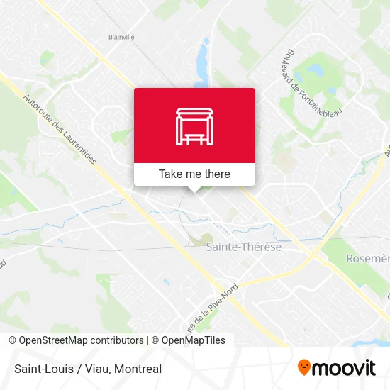 Saint-Louis / Viau map