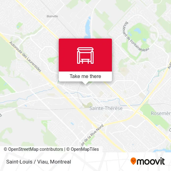 Saint-Louis / Viau map