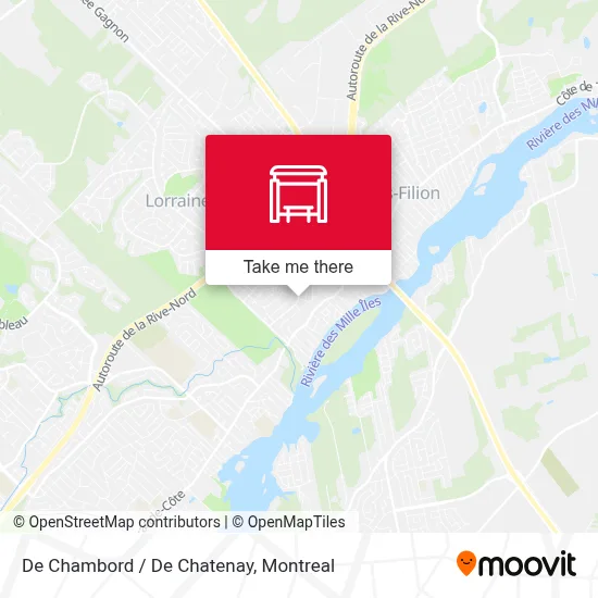 De Chambord / De Chatenay map