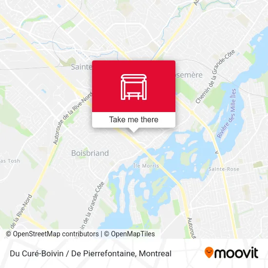 Du Curé-Boivin / De Pierrefontaine map