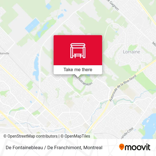 De Fontainebleau / De Franchimont map