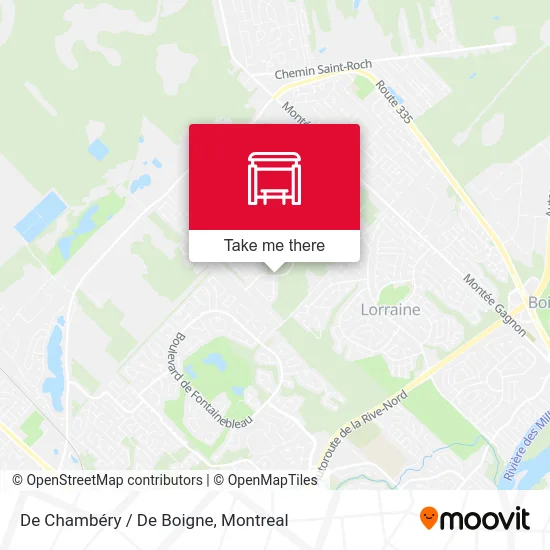 De Chambéry / De Boigne map