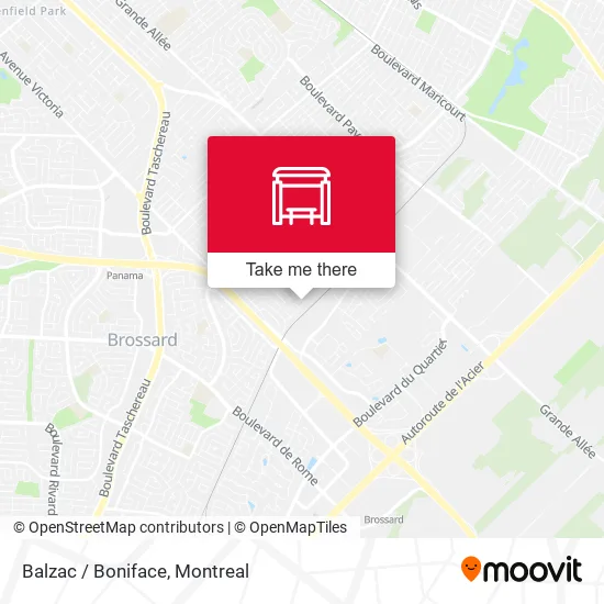 Balzac / Boniface map
