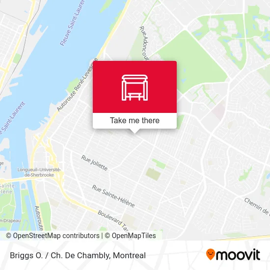 Briggs O. / Ch. De Chambly map