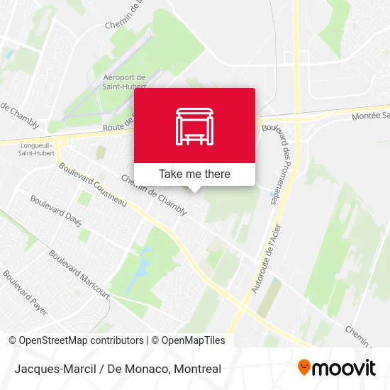 Jacques-Marcil / De Monaco map