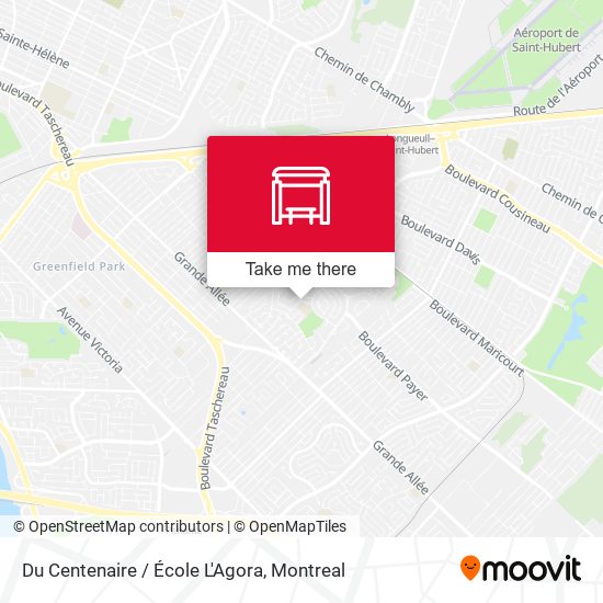 Du Centenaire / École L'Agora map