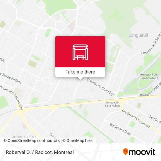 Roberval O. / Racicot map