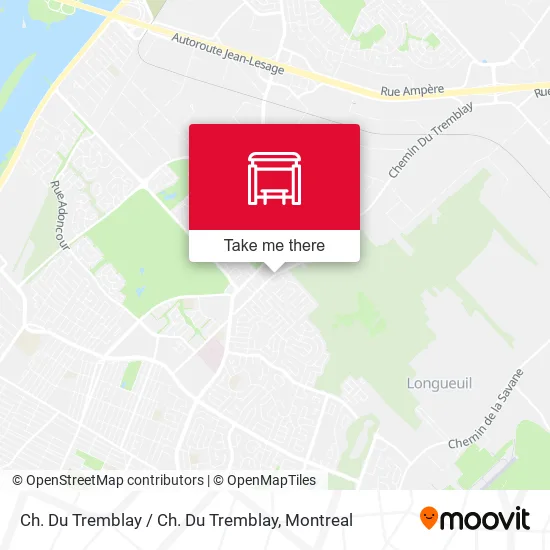 Ch. Du Tremblay / Ch. Du Tremblay map