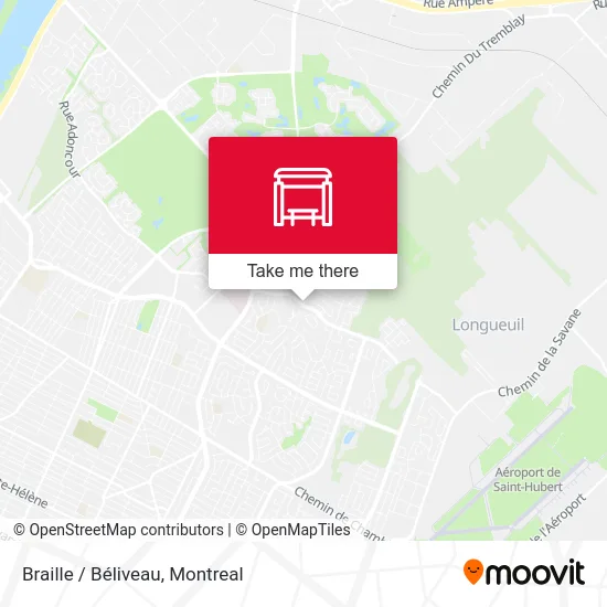 Braille / Béliveau map