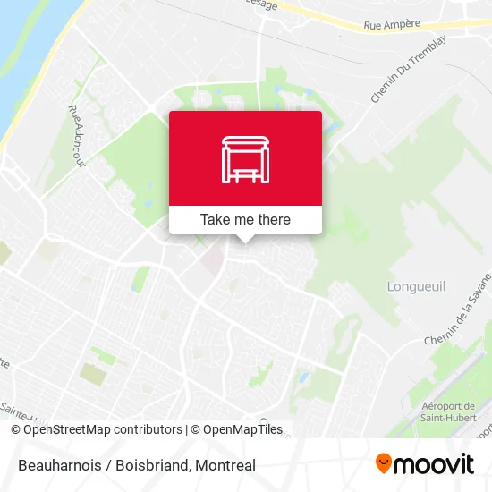 Beauharnois / Boisbriand map