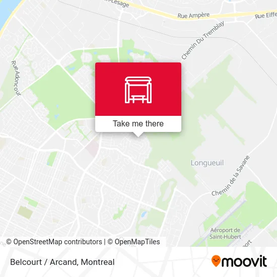 Belcourt / Arcand map