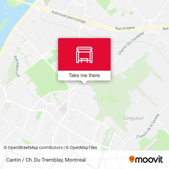Cantin / Ch. Du Tremblay map