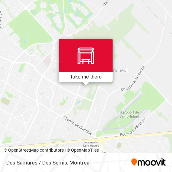 Des Samares / Des Semis map