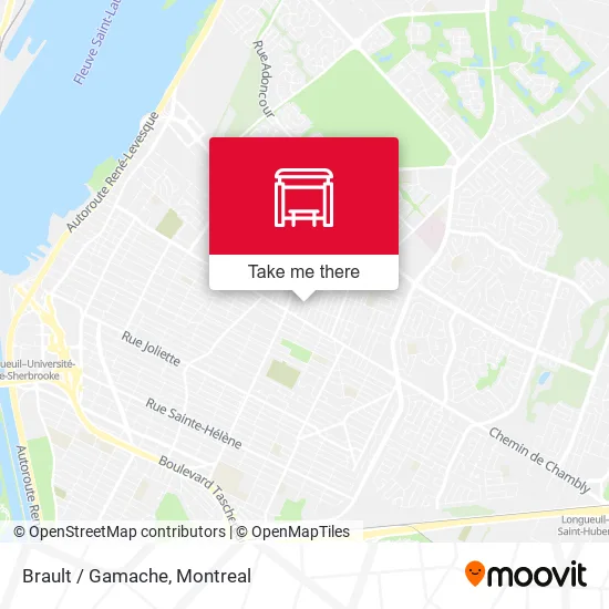 Brault / Gamache map