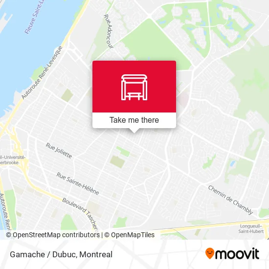 Gamache / Dubuc map
