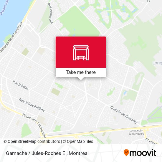 Gamache / Jules-Roches E. map